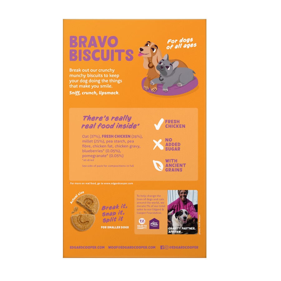 400 g Edgard & Cooper Galletas de Pollo para perros, , large Imagen numero 7